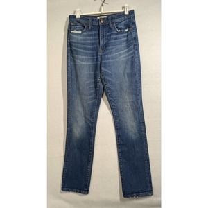 Madewell Jeans Size 27 Blue The High-Rise Slim Boyjean Relaxed Straight